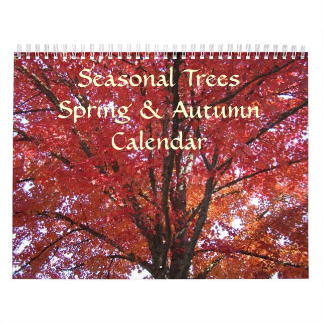 Calendario OTOÑO ESTACIONAL de la PRIMAVERA de los (Tapa)