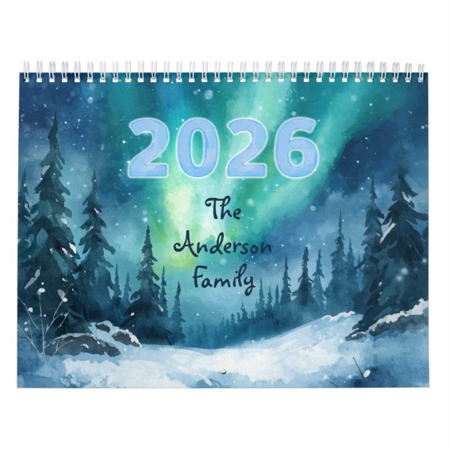 Calendario Outdoor Adventure Photo Calendar 2026 Family (Tapa)