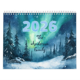 Calendario Outdoor Adventure Photo Calendar 2026 Family