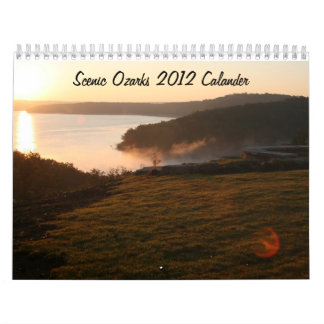 Calendario Ozarks escénico Calander 2012