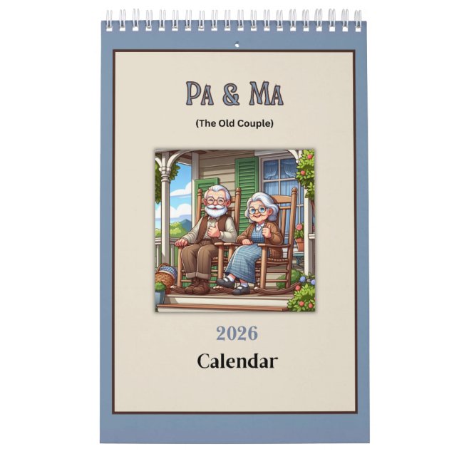Calendario Pa & Ma (The Old People) Fun 2026 Calendar (Tapa)