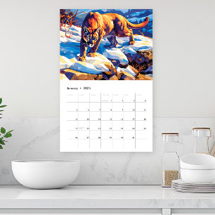 Calendario Página Única de Vida Silvestre Norteamericana 2026