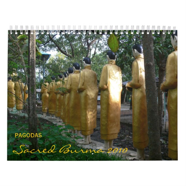 Calendario Pagodas: La Burma Sagrada (Tapa)