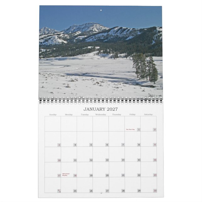 Calendario País grande 2011 del cielo (Jan 2027)