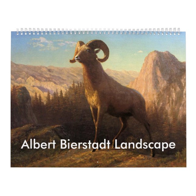 Calendario Paisaje de Albert Bierstadt (Tapa)