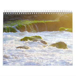 Calendario Paisaje de cuerpo de agua Playa Mar Océano Lagos