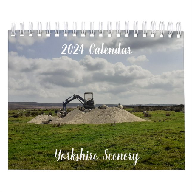 Calendario Paisaje de Yorkshire 2024 (Tapa)