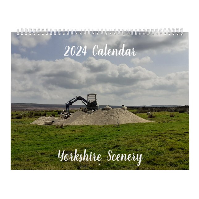 Calendario Paisaje de Yorkshire 2024 (Tapa)