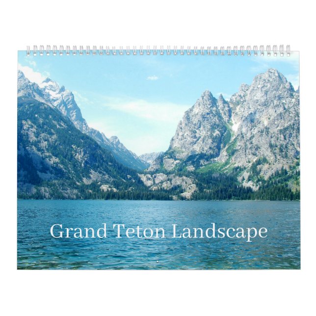 Calendario Paisaje del Gran Tetón (Tapa)