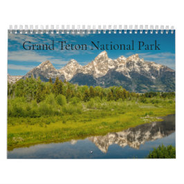 Calendario Paisaje del Parque Nacional del Gran Tetón