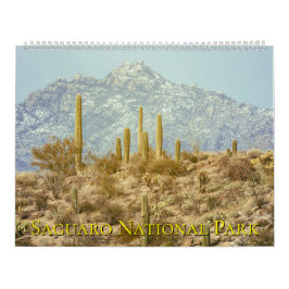 Calendario Paisaje del Parque Nacional Saguaro