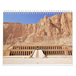 Calendario Paisaje del Templo Hatshepsut en el Antiguo Egipto