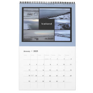 Calendario Paisaje invernal de Islandia