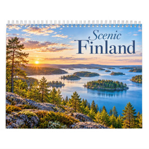 Calendario Paisaje Invernal en Finlandia