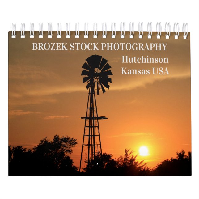 Calendario Paisaje rural de Kansas (Tapa)