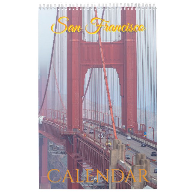 Calendario Paisaje urbano de San Francisco (Tapa)