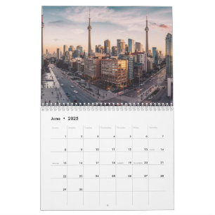 Calendario Paisaje urbano del centro de Toronto, centro de To