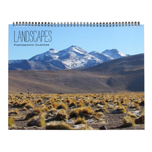 Calendario paisajes 2025 de gran tamaño (Tapa)
