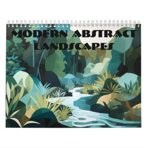 Calendario Paisajes abstractos modernos