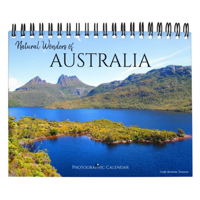 Calendario paisajes australianos 2025 (con ubicaciones) peque (Tapa)