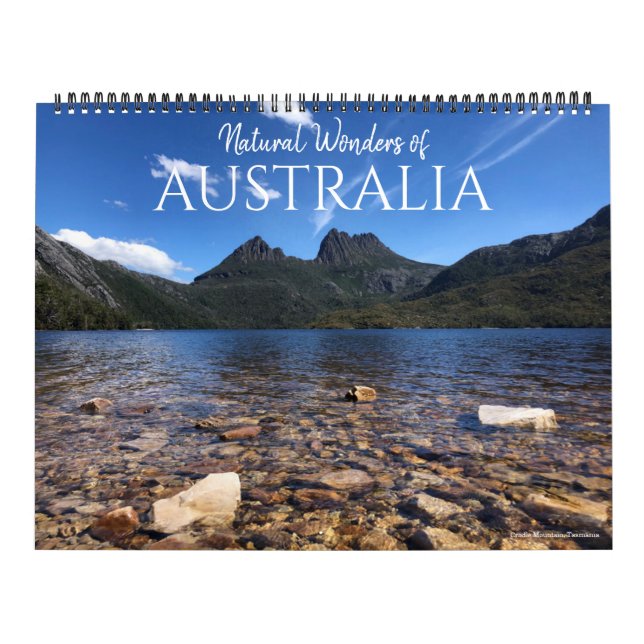 Calendario paisajes australianos 2026 (con ubicaciones) grand (Tapa)