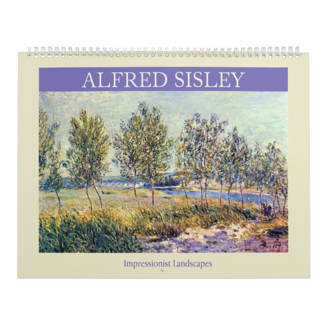 Calendario Paisajes de Alfred Sisley 2026 (Tapa)