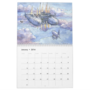 Calendario Paisajes de la fantasía