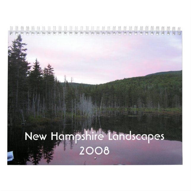 Calendario Paisajes de New Hampshire 2024 (Tapa)