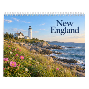 Calendario Paisajes de Nueva Inglaterra y cuatro estaciones