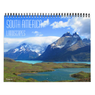 Calendario paisajes de sudamérica 2025 (con ubicaciones)