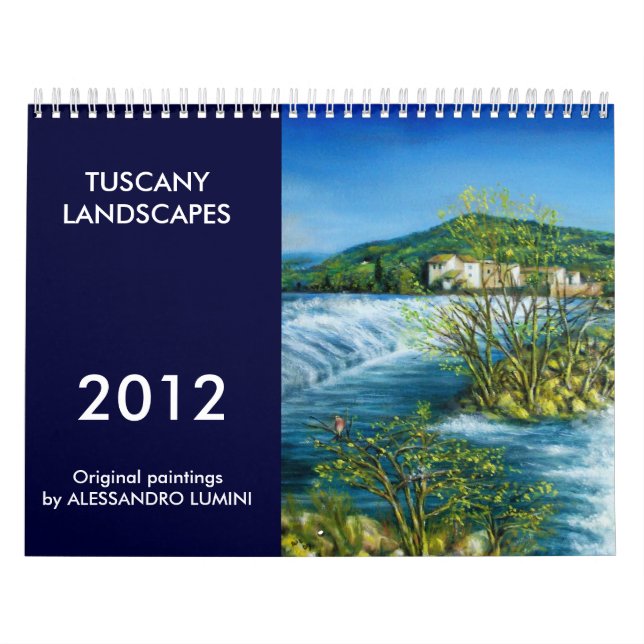 CALENDARIO PAISAJES DE TOSCANA 2012 (Tapa)