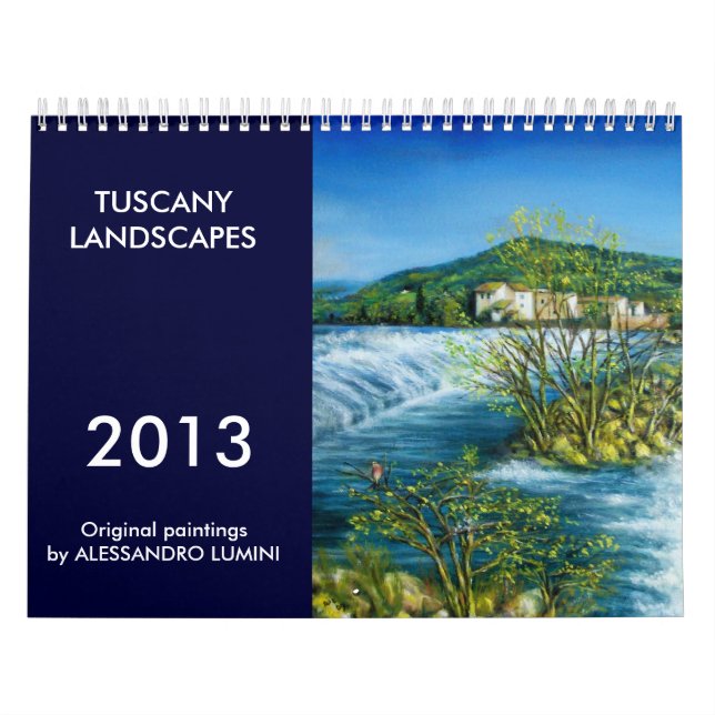 CALENDARIO PAISAJES DE TOSCANA 2013 (Tapa)