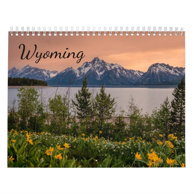Calendario Paisajes de Wyoming (Tapa)
