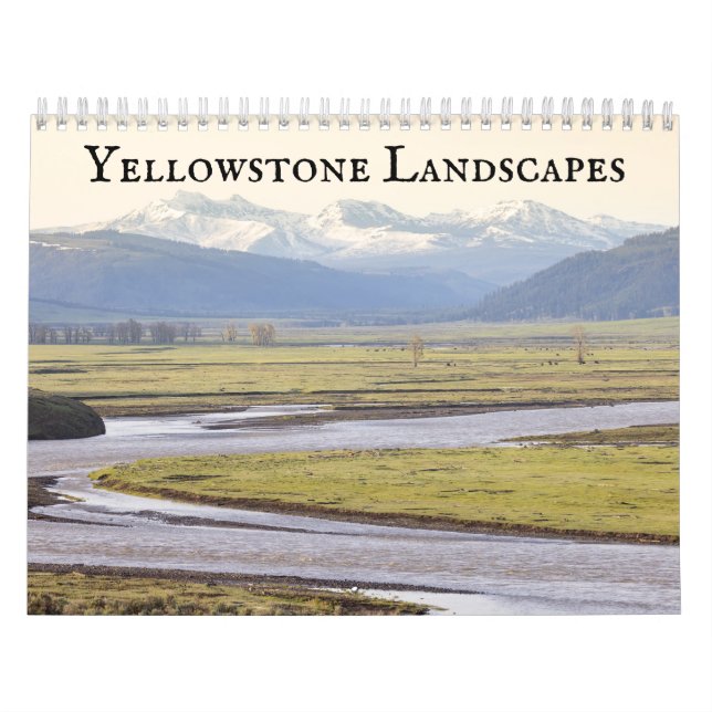 Calendario Paisajes de Yellowstone (Tapa)