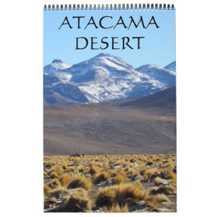 Calendario paisajes del desierto de atacama