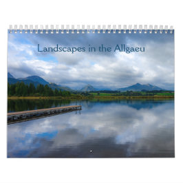 Calendario Paisajes en Allgäu, Baviera, Alemania