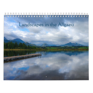 Calendario Paisajes en Allgäu, Baviera, Alemania