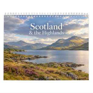 Calendario Paisajes escénicos de Escocia y las Tierras Altas