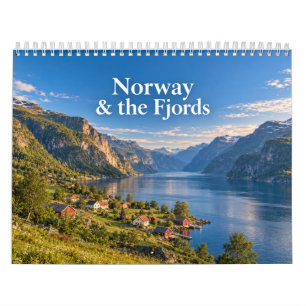 Calendario Paisajes escénicos de Noruega y los fiordos