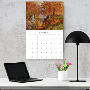 Calendario Paisajes florales de nenúfares de Claude Monet