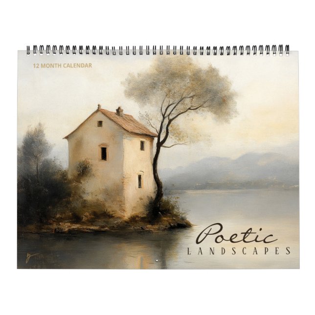 Calendario Paisajes poéticos (Tapa)