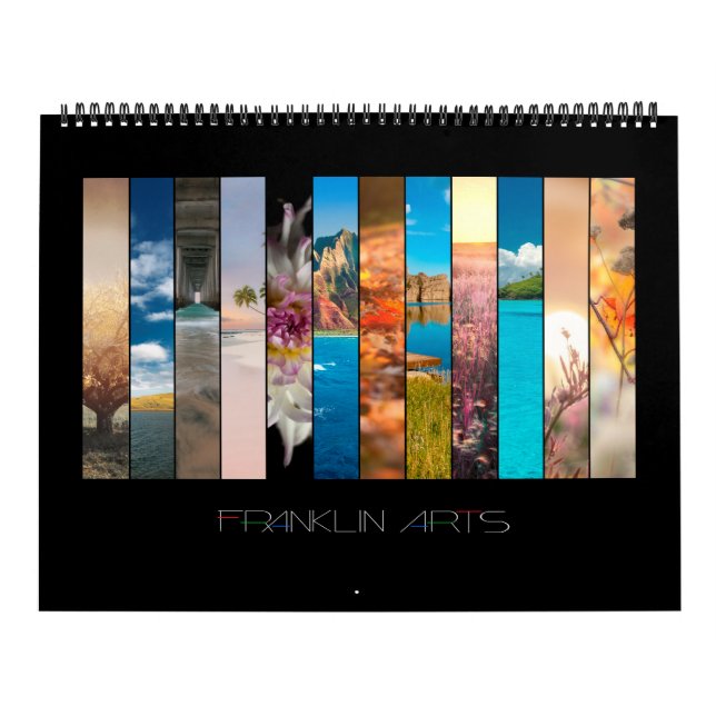 Calendario Paisajes y paisajes marinos de la naturaleza (Tapa)