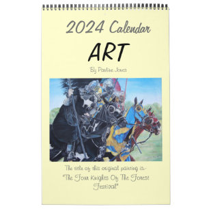 Calendario paisajes y perros originales y vida residual 2024
