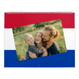 Calendario Países Bajos | Añadir la bandera Holland de la fot