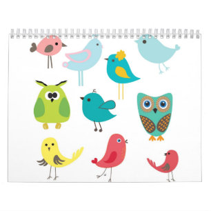 Calendario Pájaros