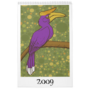 Calendario Pájaros 2009