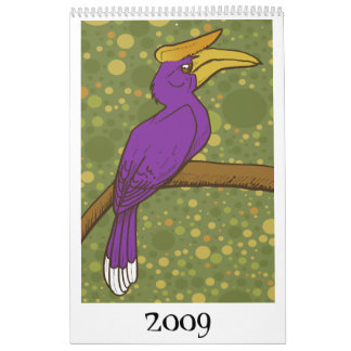 Calendario Pájaros 2009