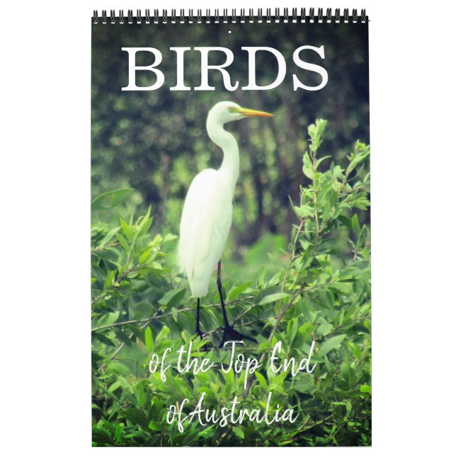 Calendario pájaros australia extremo norte 2026 (Tapa)