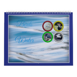 Calendario Pájaros y agua (de gran tamaño)