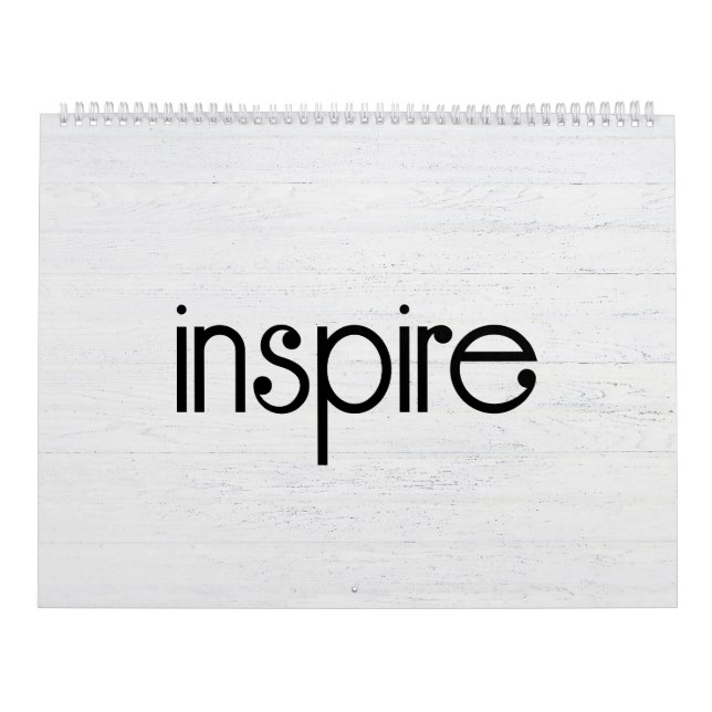 Calendario Palabra inspiradora para cada mes (Tapa)